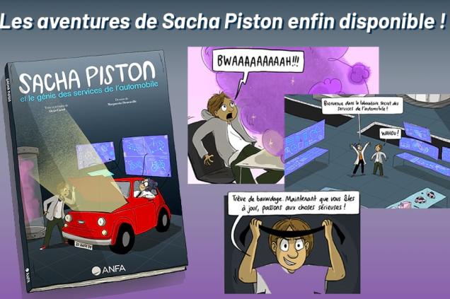 Lancement de la BD Sacha Piston - Métiers des services de l'automobile