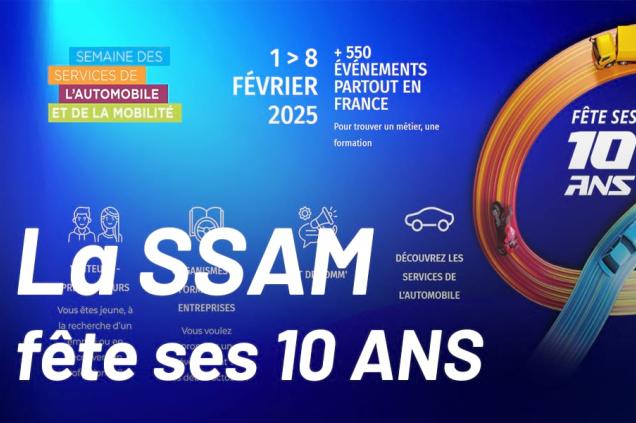 La SSAM semaine des services de l'automobile et de la mobilité fête ses 10 ans