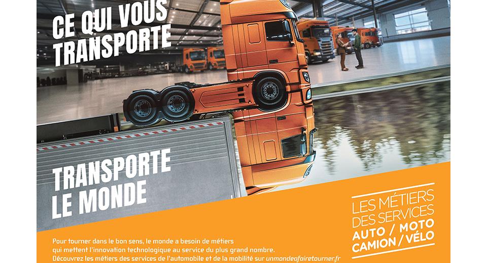 Visuel camion - Campagne Un monde à faire tourner 2024