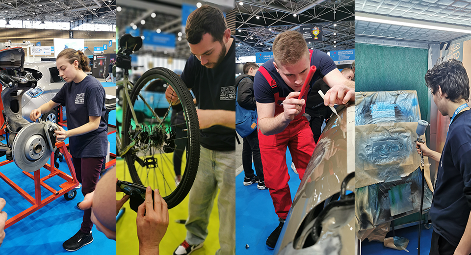 Animations au Stand de l'ANFA - Métiers des services de l'auto, au mondial des métiers 2024 Lyon