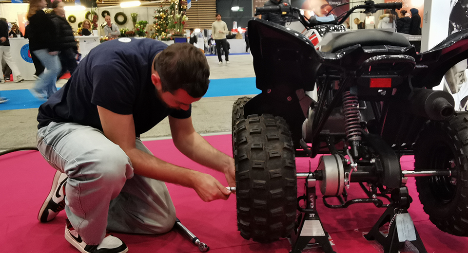 Animation au Stand de l'ANFA - Métiers des services de l'auto, au mondial des métiers 2024 Lyon