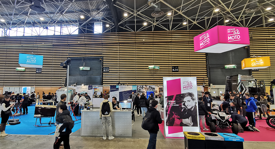 Stand de l'ANFA - Métiers des services de l'auto, au mondial des métiers 2024 Lyon